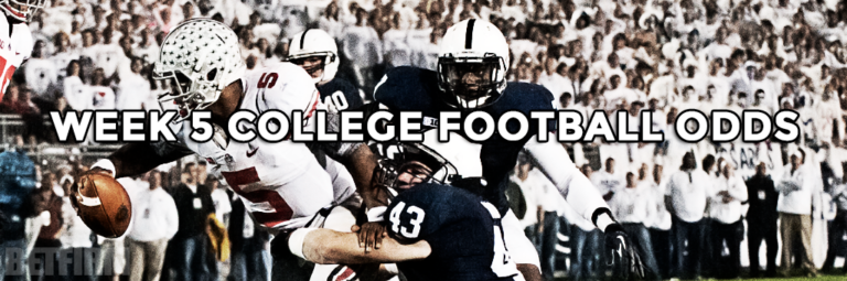 Week 5 NCAA Football Betting Lines: Vegas Odds &amp; Game Previews